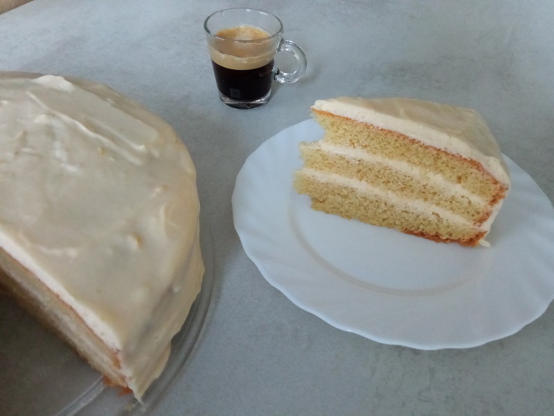 Citromkremes torta