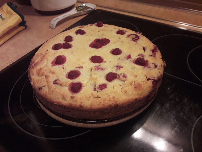 Málnás-túrós torta