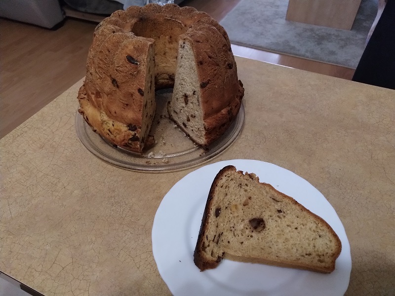 Csokoládés narancsos panettone