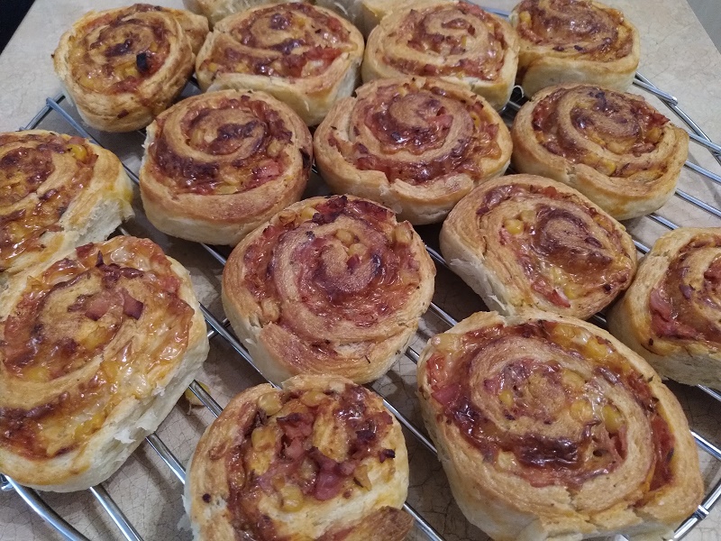 Pizzás csiga