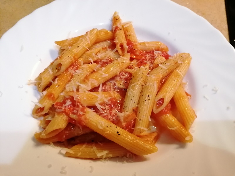 Penne arrabiata