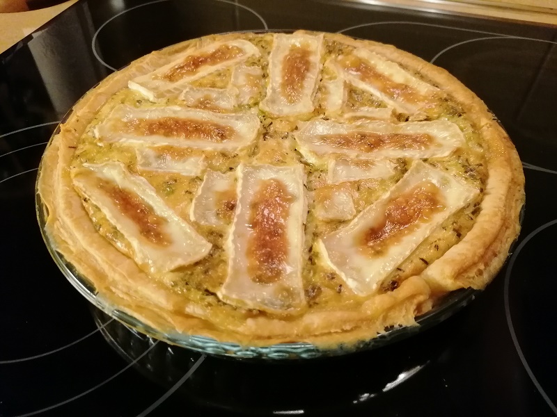 Pórés camambert torta
